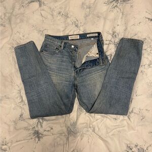 Aritzia Denim forum Yoko high rise slim 27W